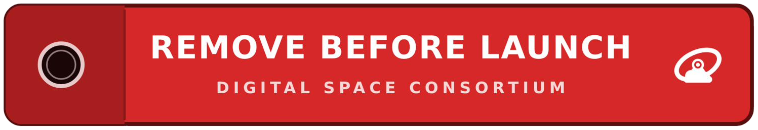 Remove before launch streamer, red